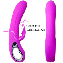 Romance massatge vibrador amb succionador clitorial